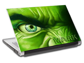 Hulk Super Hero Personalized LAPTOP Skin Vinyl Decal L30