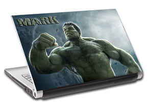 Super Heroes Personalized LAPTOP Skin Vinyl Decal L322