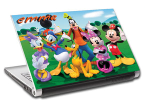 Mickey Mouse & Friends Personalized LAPTOP Skin Vinyl Decal L326