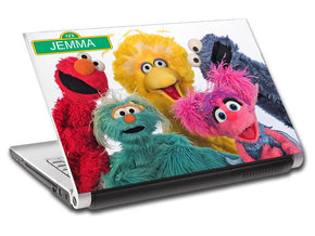 Sesame Street Personalized LAPTOP Skin Vinyl Decal L332