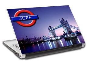 Bridge Metro Personalized LAPTOP Skin Vinyl Decal L35