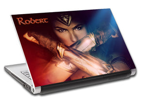Super Heroes Personalized LAPTOP Skin Vinyl Decal L380