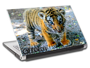 Baby Tiger Personalized LAPTOP Skin Vinyl Decal L381