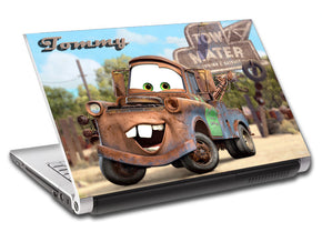 Cars Movie Characters Personalized LAPTOP Skin Vinyl Decal L385