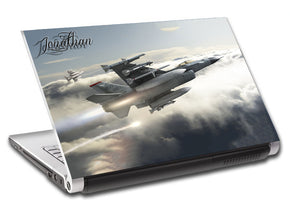 Avion de chasse Personnalisé LAPTOP Skin Vinyl Decal L388