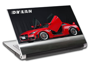 NISSAN GT R SKYLINE Race Car Personalized LAPTOP Skin Vinyl Decal L401