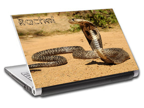 Cobra Snake Personalized LAPTOP Skin Vinyl Decal L417