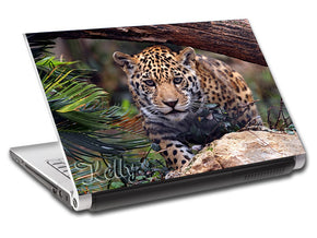 Jaguar Tiger Leopard Personalized LAPTOP Skin Vinyl Decal L427