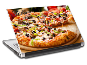 Pizza Personnalisé LAPTOP Skin Vinyl Decal L429