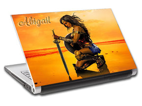 Super Heroes Personalized LAPTOP Skin Vinyl Decal L487
