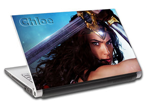 Super Heroes Personalized LAPTOP Skin Vinyl Decal L489