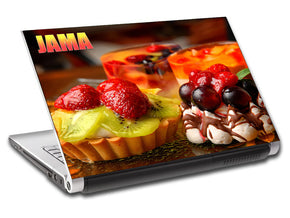 Dessert Cake Personalized LAPTOP Skin Vinyl Decal L517