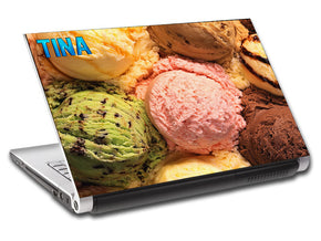 Crème glacée ordinateur portable personnalisé Skin Vinyl Decal L519