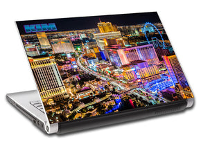 Las Vegas Strip paysage personnalisé ordinateur portable peau vinyle autocollant L532