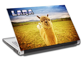 Alpaca Personalized LAPTOP Skin Vinyl Decal L561