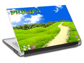 Green Hill Road personnalisé ordinateur portable peau vinyle autocollant L576