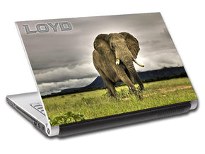 Elephant Personalized LAPTOP Skin Vinyl Decal L582