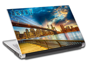 Brooklyn Bridge personnalisé ordinateur portable peau vinyle autocollant L588