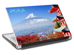 Mount Fuji Japan Personalized LAPTOP Skin Vinyl Decal L604