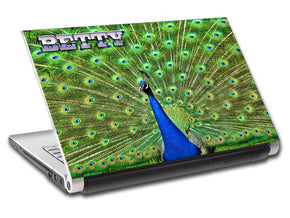 Peacock Personalized LAPTOP Skin Vinyl Decal L607