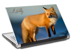 Autocollant en vinyle pour ordinateur portable Fox personnalisé L663