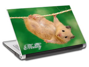Cute Hamster Personalized LAPTOP Skin Vinyl Decal L664