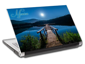 Lost Lake Water Bridge Personalized LAPTOP Skin Vinyl Decal L672