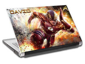 The Flash Personalized LAPTOP Skin Vinyl Decal L687