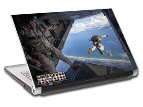 Skydive Plane Jump Army Personalized LAPTOP Skin Vinyl Decal L693