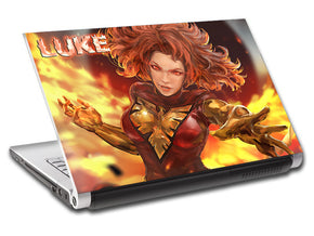 Dark Phoenix Super Heroes Personalized LAPTOP Skin Vinyl Decal L696