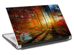 Fantasy Forest Trees Personalized LAPTOP Skin Vinyl Decal L69