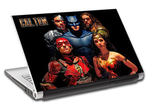 Super Heroes Personalized LAPTOP Skin Vinyl Decal L728