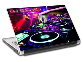 DJ Turn Tables Music Personalized LAPTOP Skin Vinyl Decal L737