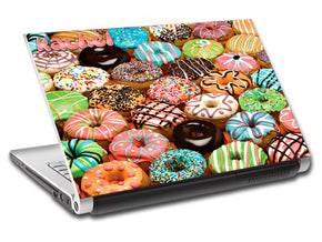Donuts Personalized LAPTOP Skin Vinyl Decal L760