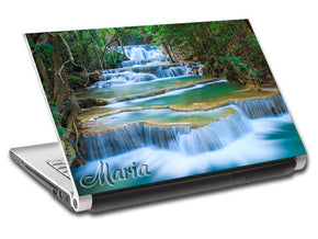 Exotic Forest Waterfall Nature Personalized LAPTOP Skin Vinyl Decal L799