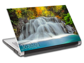 Exotic Forest Waterfall Nature Personalized LAPTOP Skin Vinyl Decal L800