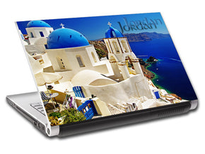 White Houses Personalized LAPTOP Skin Vinyl Decal L81