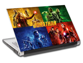 The Avengers Endgame Personalized LAPTOP Skin Vinyl Decal L910