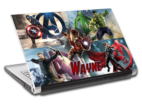 Les Avengers Endgame Personalized LAPTOP Skin Vinyl Decal L911