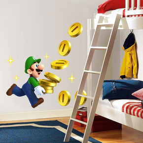 Luigi Super Mario Bros Wall Sticker Decal 019