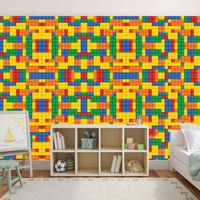 LEGO BRICKS Papier peint mural amovible auto-adhésif tissé M114