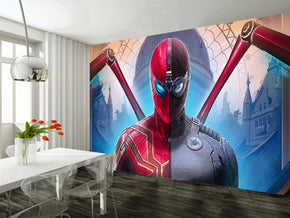Super Heroes Woven Self-Adhesive Removable Wallpaper Modern Mural M262