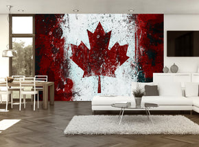 Flag Artwork Woven Self-Adhesive Removable Wallpaper Modern Mural M48