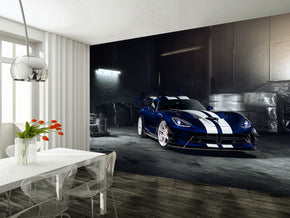 Sports Car Woven Self-Adhesive Removable Wallpaper Modern Mural M62