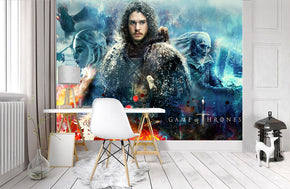 GAME OF THRONES Woven Self-Adhesive Removable Wallpaper Modern Mural M71