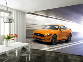 Sports Car Woven Self-Adhesive Removable Wallpaper Modern Mural M73