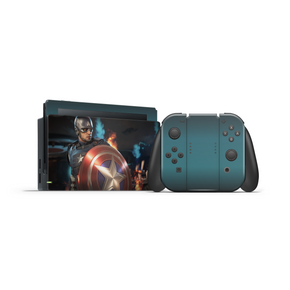 Captain America Superhero Nintendo Switch Skin Decal For Console NSF35