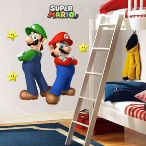 Mario & Luigi Personnages Wall Sticker Décalque 001