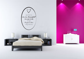 Wake Me Up Inspirational Citations Autocollant mural Décalque SQ101