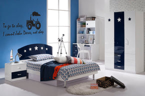 Pour aller dormir je compte des citations inspirantes sticker mural autocollant SQ105